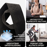 PostureFix Pro Haltungstrainer – Schultergurt gegen Rundrücken für eine aufrechte Körperhaltung | Unisex, elastisch & dehnbar